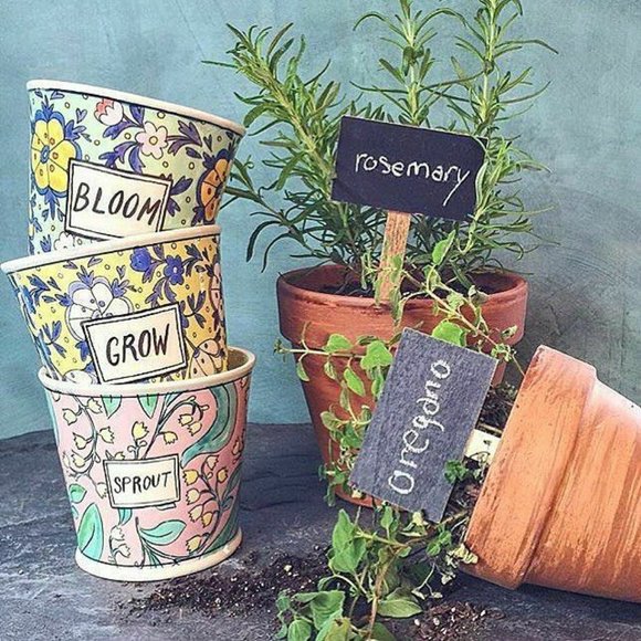 ANTHROPOLOGIE SPROUT Pot Planter by Molly Hatch - Picture 6 of 6